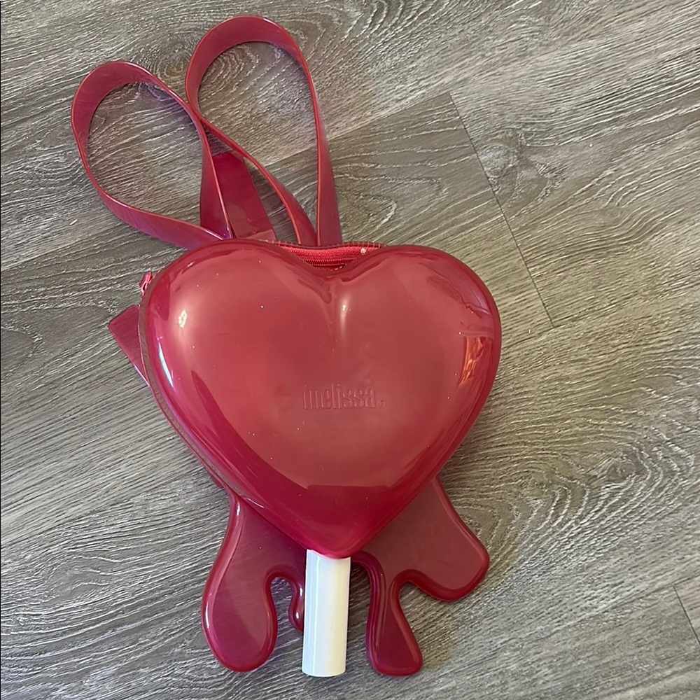 Melissa Heart-Shaped pink Backpack Bag